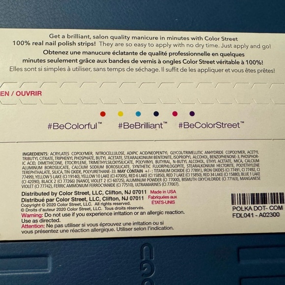 Color Street Polka Dot-Com Nail Polish Strips - Picture 2 of 2